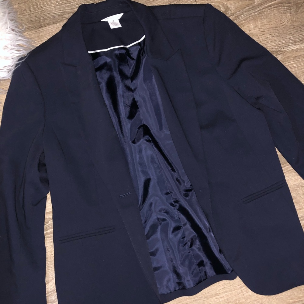 Navy blue blazer